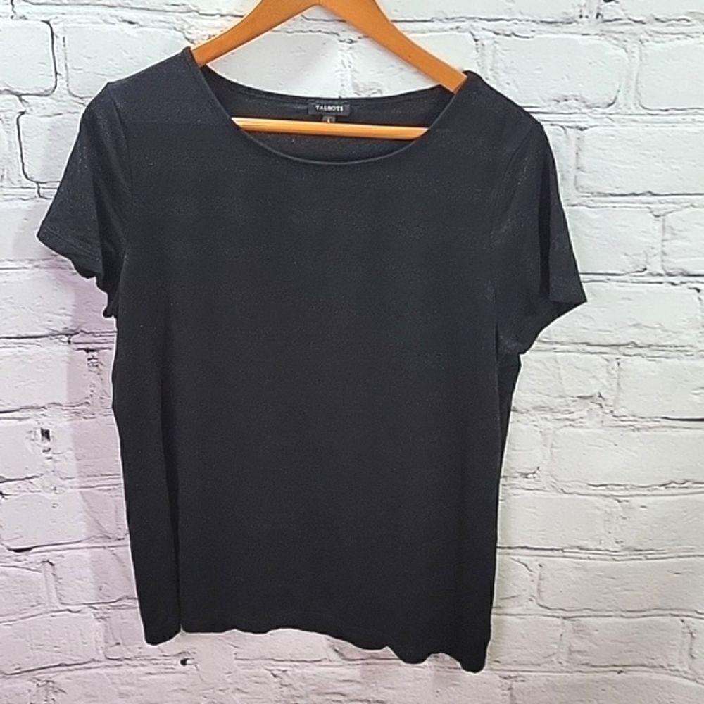 Talbots Shimmer Stripes Top  